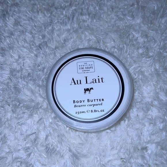 x2 Scottish Fine Soaps Au Lait Body Butter 8.8 oz 250ml - Picture 2 of 3